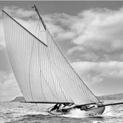 Wind Craft 1926 au format 20 x 25 sous verre cadre @atmosphera blanc